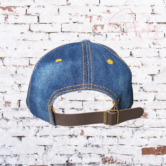 Sugar Skull Rhinestone Baseball Cap - Picture 3 of 3